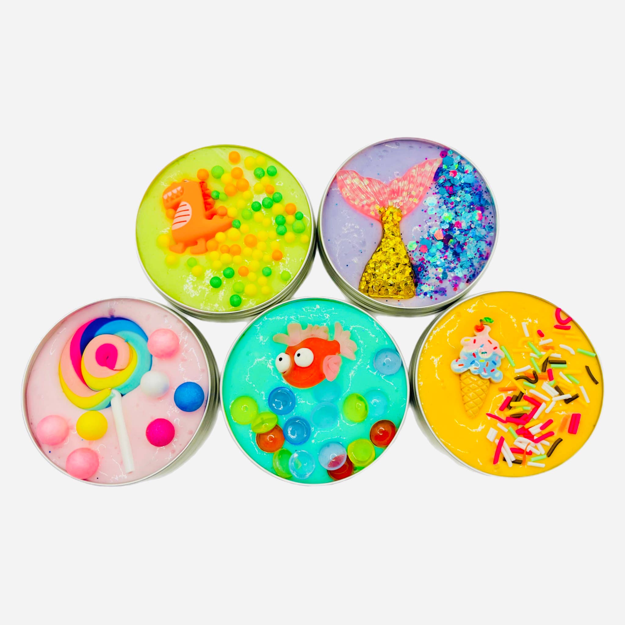 Decorated Dough - Vendita all'ingrosso Plastilina/slime - Bambini - Mini Slime assortiti4