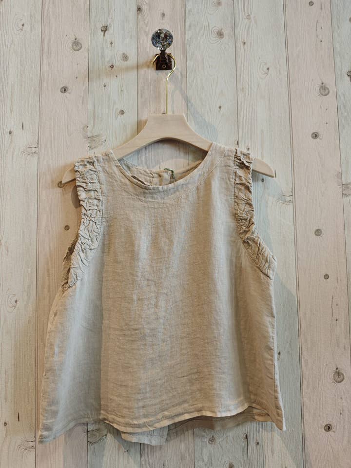 Linen & More - Wholesale Blouse - Women's - REF 17962 100% LINEN BLOUSE