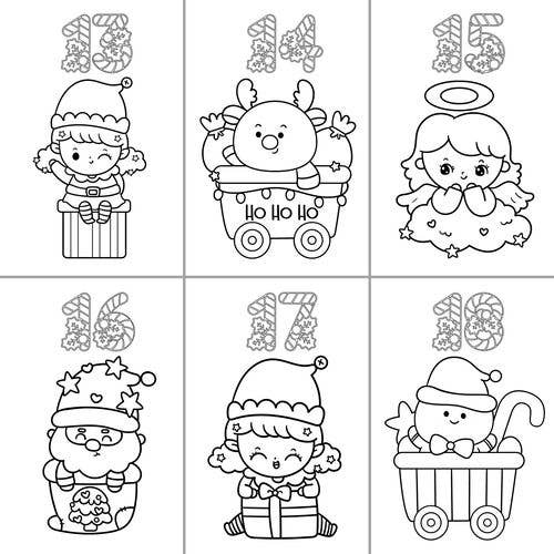 ColorFall Editions - Vendita all'ingrosso Libro da colorare e attività - Bambini e neonati - Libro da colorare per bambini, Disegni da colorare dell'Avvento da5