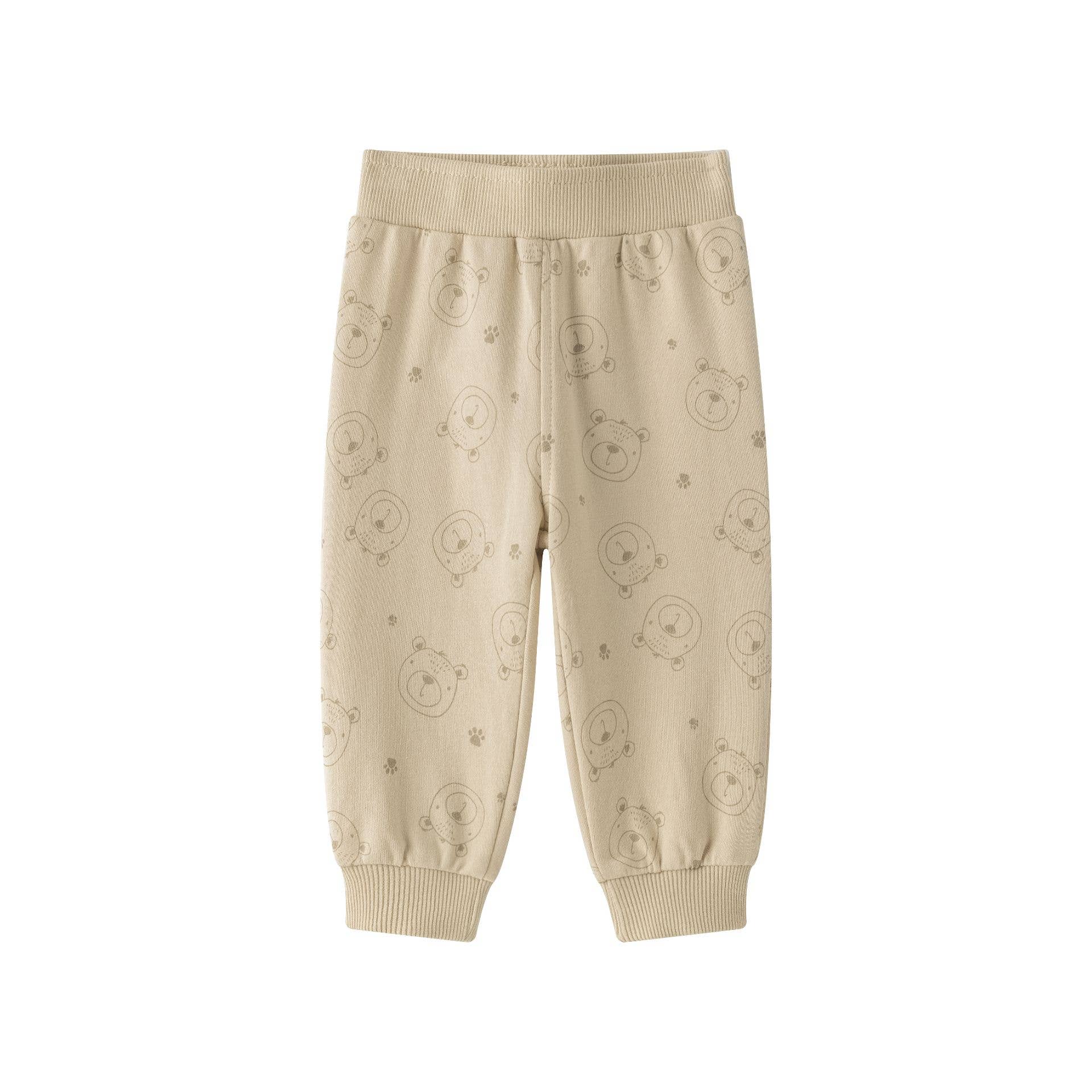 Newness Kids - Wholesale Athletic Sweatpants/Joggers - Kids - Non-fleece sweatpants with teddy bear print BBI650191