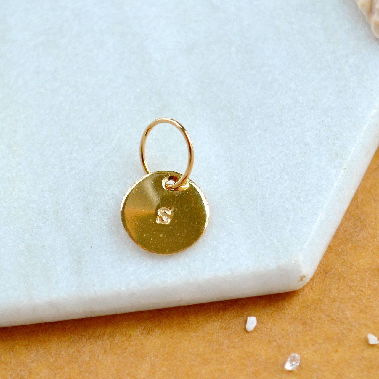 Foamy Wader - Wholesale Individual Charm/Pendant - Lowercase Initial Charm Pendant - Classic Font62