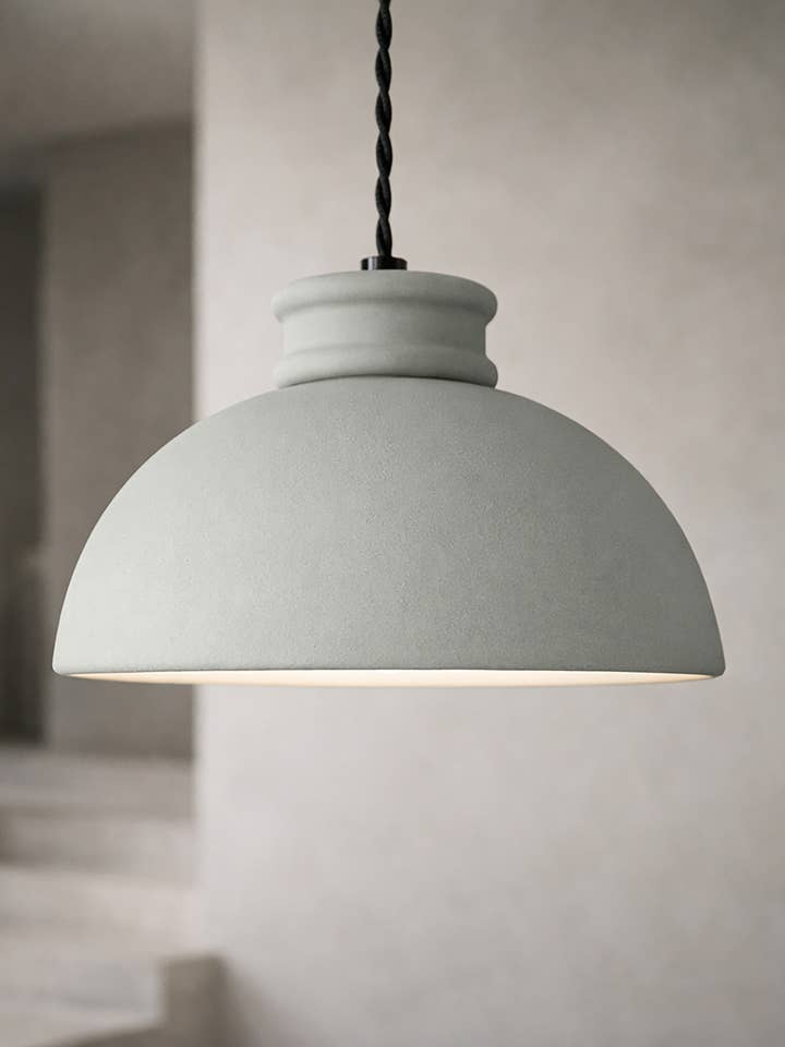 Pompeii Ceramic Pendant Light | Large Minimal Hanging Light for wholesale by LYSlightlab