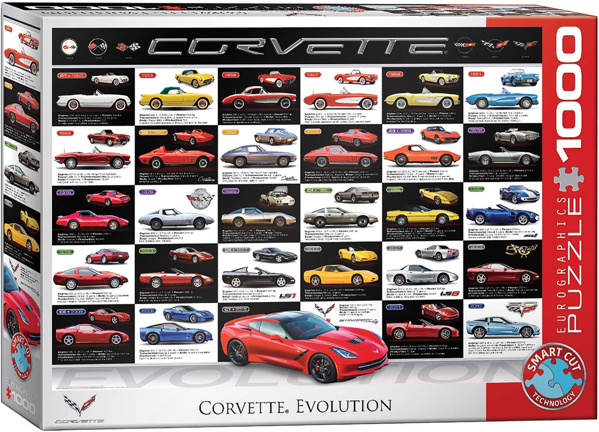 Eurographics Puzzles Europe - Wholesale Puzzle - Adult - Corvette Evolution0