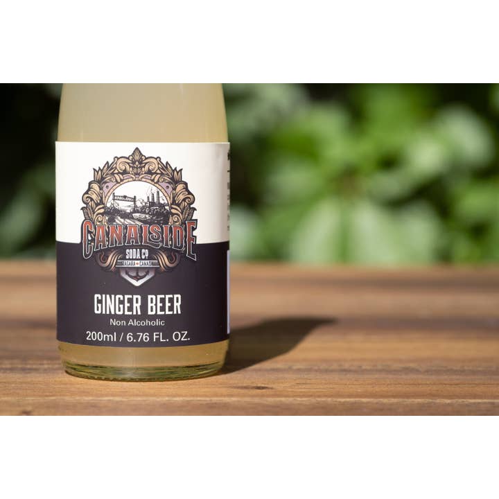 Canalside Soda Co. - Wholesale Alcoholvrij aperitief - Alcoholvrij gemberbier (flessen van 200 ml)