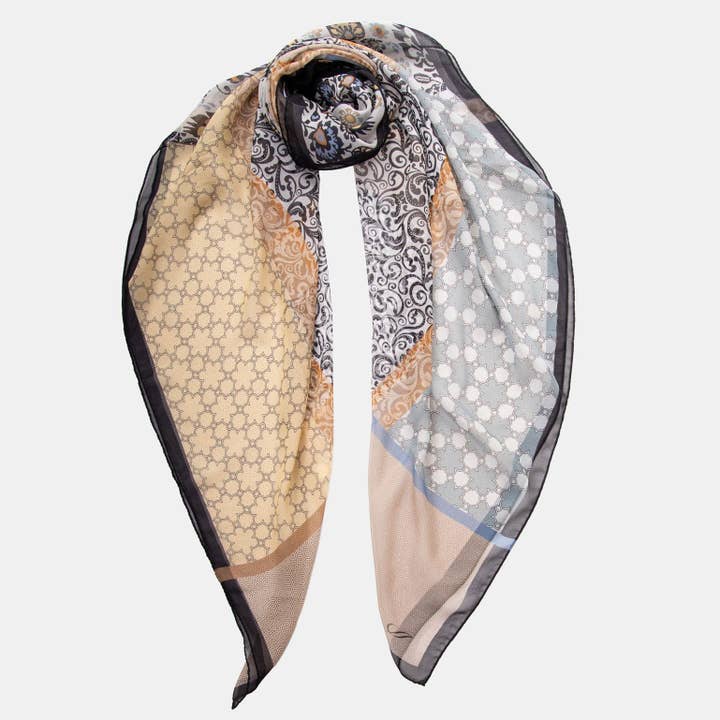 Elizabetta Made in Italy USA – wholesale Scarf – Women's – Dafne - Large Silk Scarf