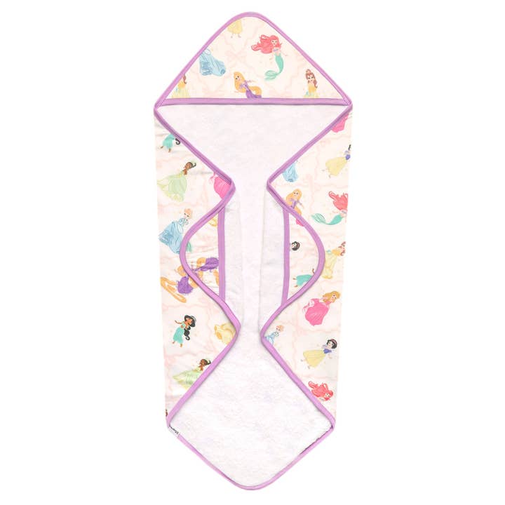 Copper Pearl - Wholesale Hooded Towel - Kids & Baby - Premium Baby Knit Hooded Towel - Disney Princess1