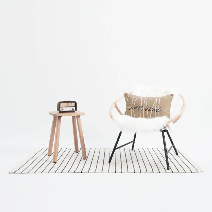 Hofdeco - Vendita all'ingrosso Fodera cuscino decorativo - Federa per cuscino lombare Rustic Home Sweet Home, colore: marrone chiaro, 30,5 x 50,8 cm1