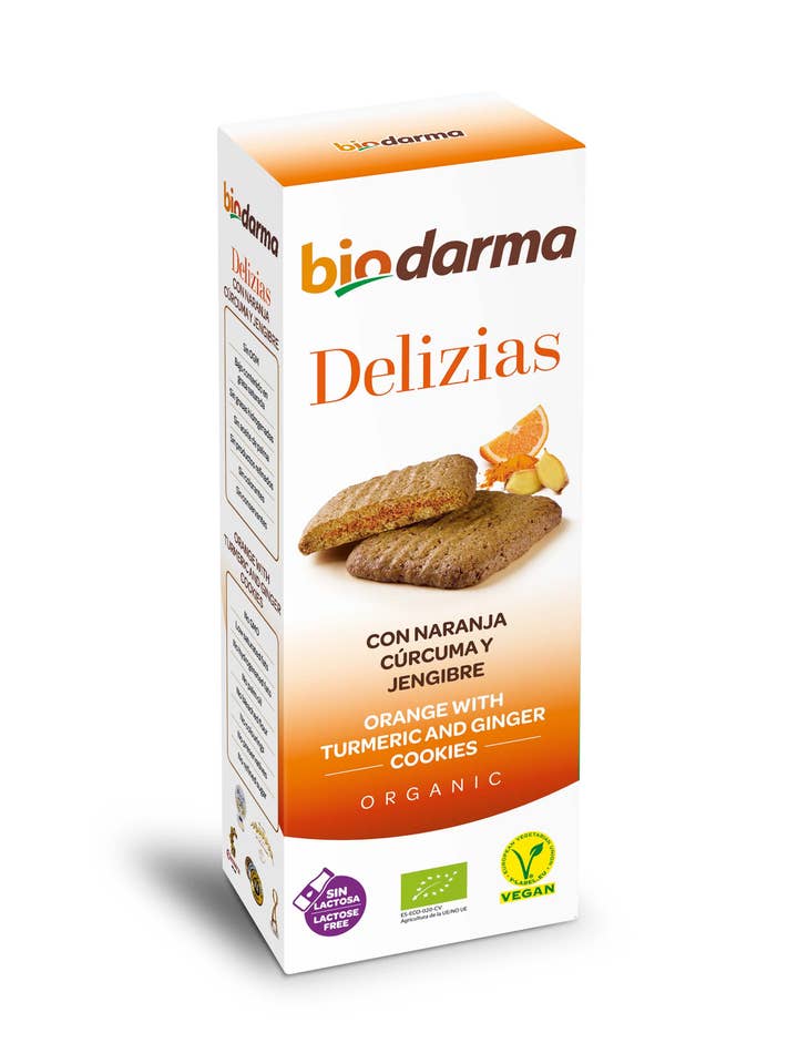 Hantverkskakor med apelsin, gurkmeja och ingefära för wholesale av Bio-Darma