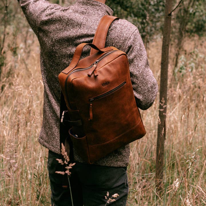 Remu Apparel - Venta al por mayor Mochila - Hombre - Mochila de piel Apu