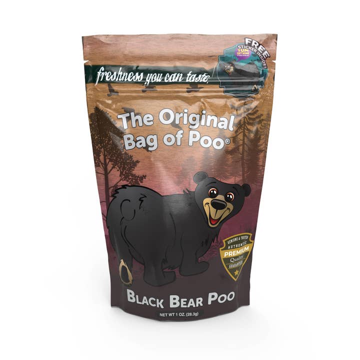 "The Original Bag of Poo"® - Wholesale Cotton Candy - The Original Bag of Poo (Black Bear Poo)