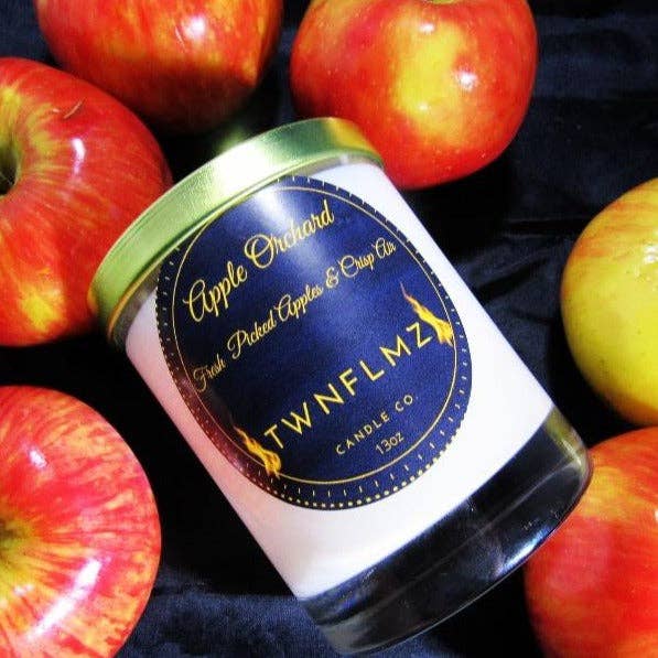 Twnflmz Candle Co. - Wholesale Jar/Filled Candle - Apple Orchard Candle 12oz