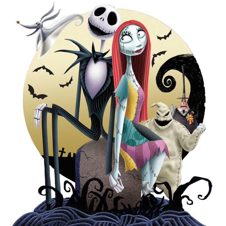 Jack & Sally DTF Print for wholesale by ROTD Crafter's Corner