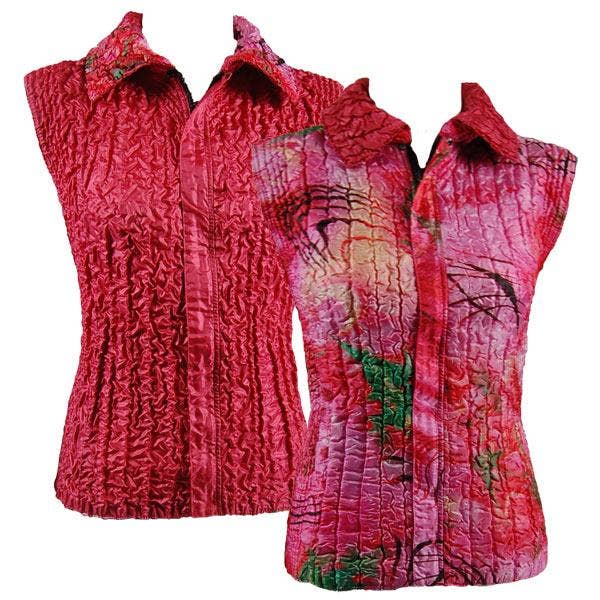 The Magic Scarf Company - Wholesale Outerwear Vest - Women's - 4537 - Quilted Reversible Vests39