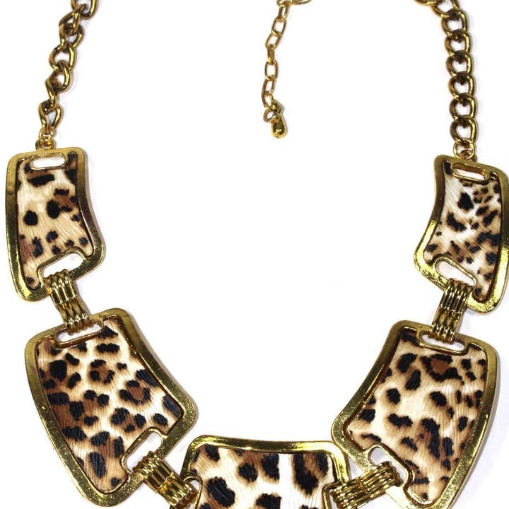 Leopard Design Hänge Halsband Set för wholesale av Wild Lotus