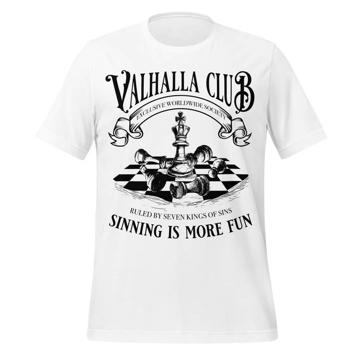 MagicMerchEmporium - Wholesale Screen Printed T-Shirt - Unisex - Valhalla Club Tee2