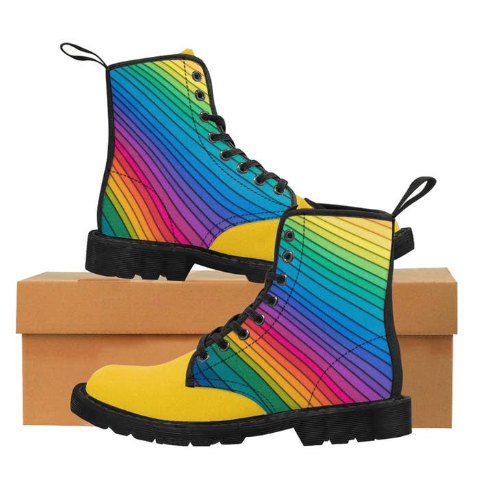 Stivali da uomo in tela per la vendita all'ingrosso da parte di E.O.U. Ready Wear