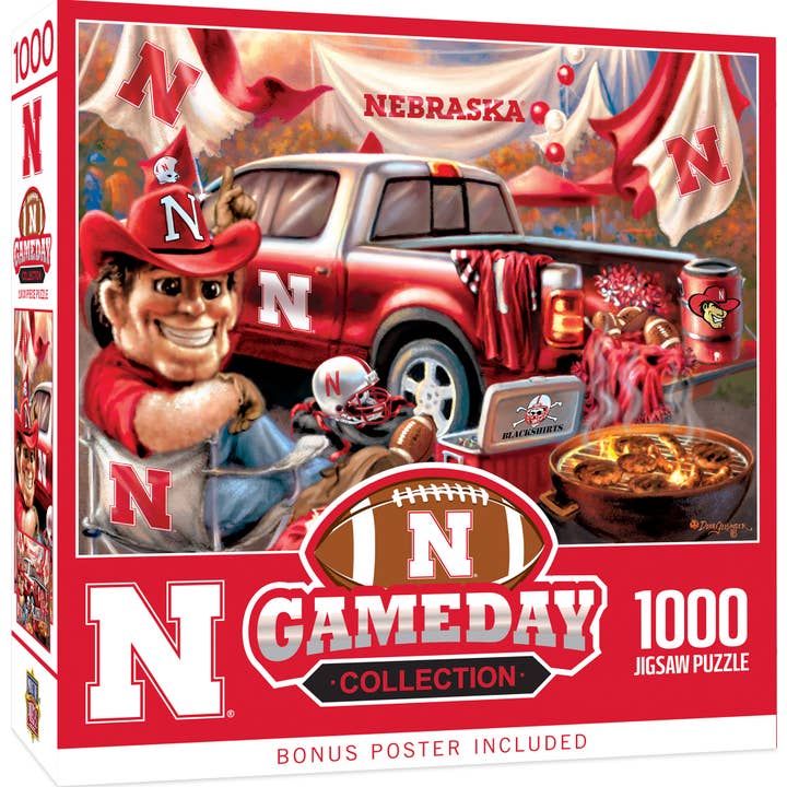 Nebraska Cornhuskers - Gameday 1000 Piece Puzzle for wholesale by Masterpieces Puzzles