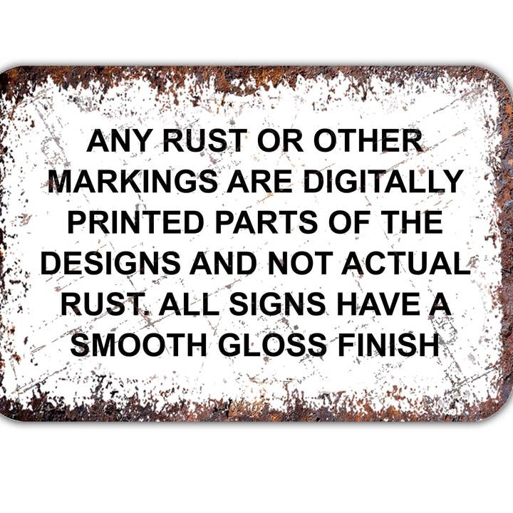 Game Time Prints - Wholesale Wall Sign - Mom's Shit List Sign Don't Make Me Lose My Shit Vintage Style Metal Sign