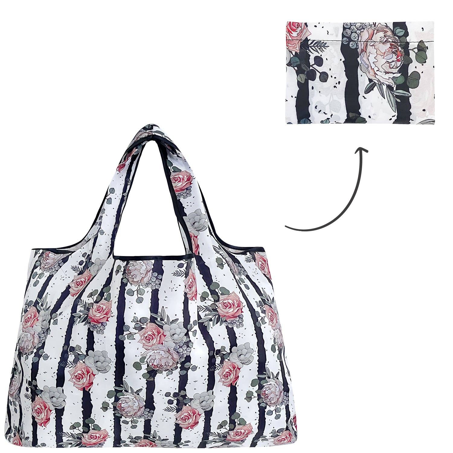 Wrapables.com - Vente Sacs de course/à provisions - Grand sac à provisions réutilisable en nylon écologique Wrapables46