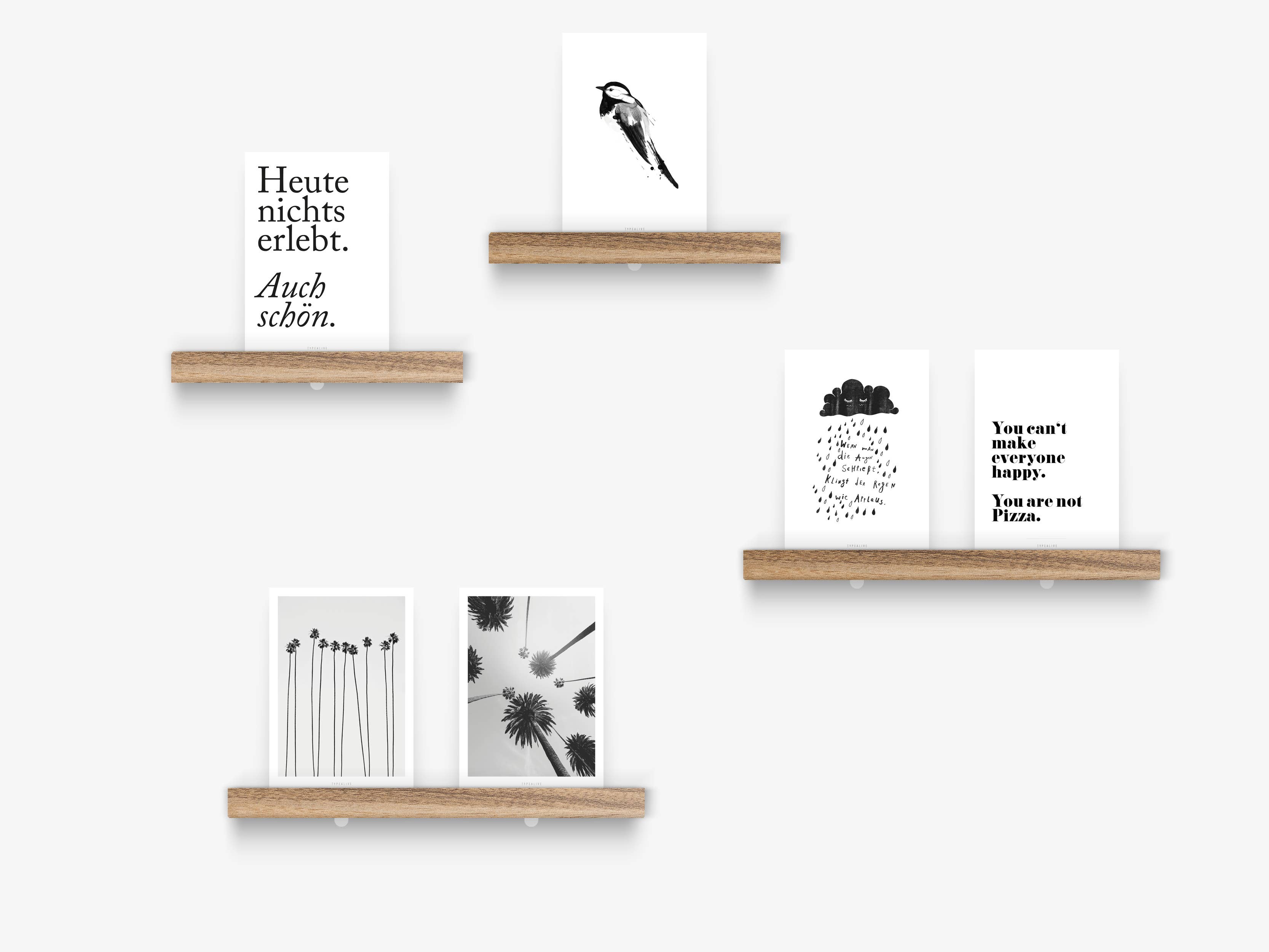 typealive - Vendita all'ingrosso Mensole portafoto - Fascia porta cartoline in rovere (diversi formati)7