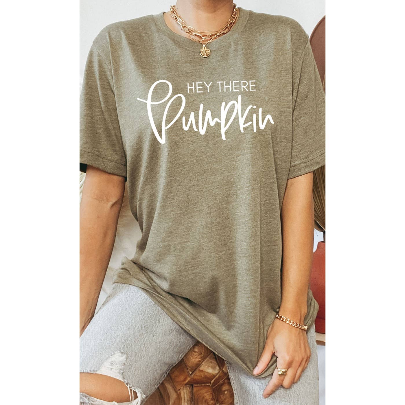 Kissed Apparel - Wholesale Screen Printed T-Shirt - Women's - Hey There Pumpkin Graphic Tee10