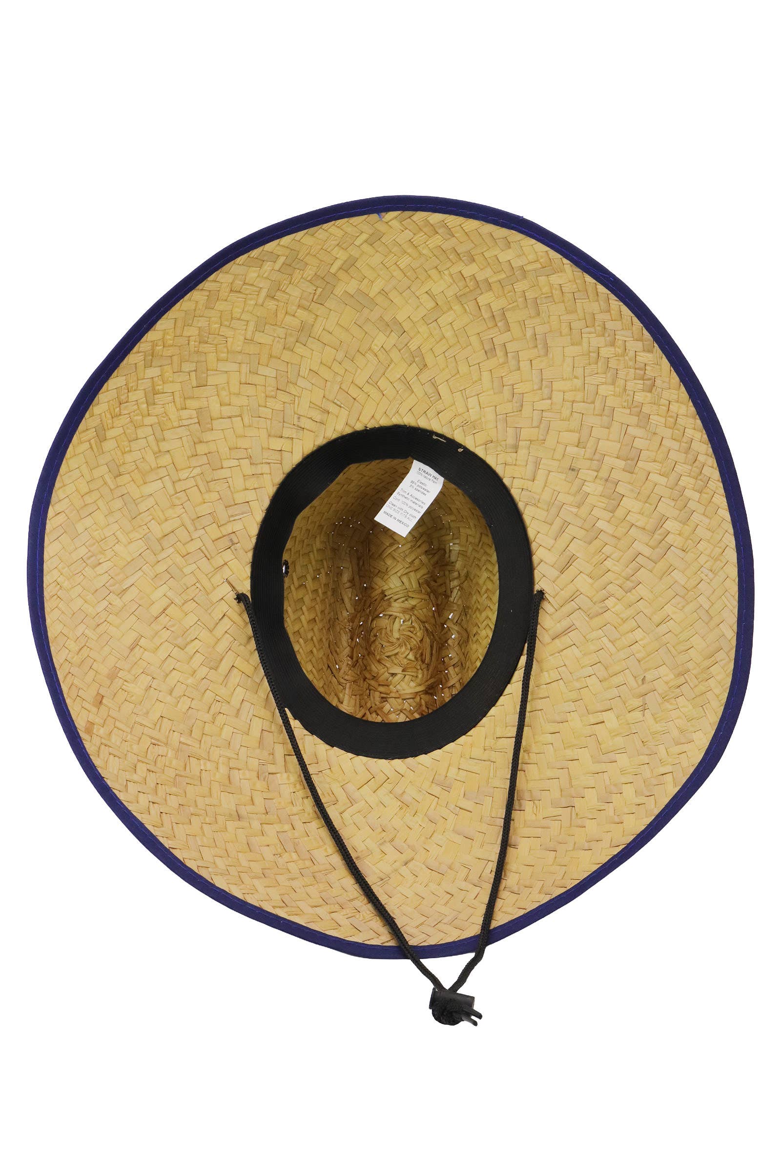 Cap Zone – Chapéu de palha – Unissexo por atacado – Chapéu de Palha de Salva-Vidas com Bandeira Americana com Ilhós10