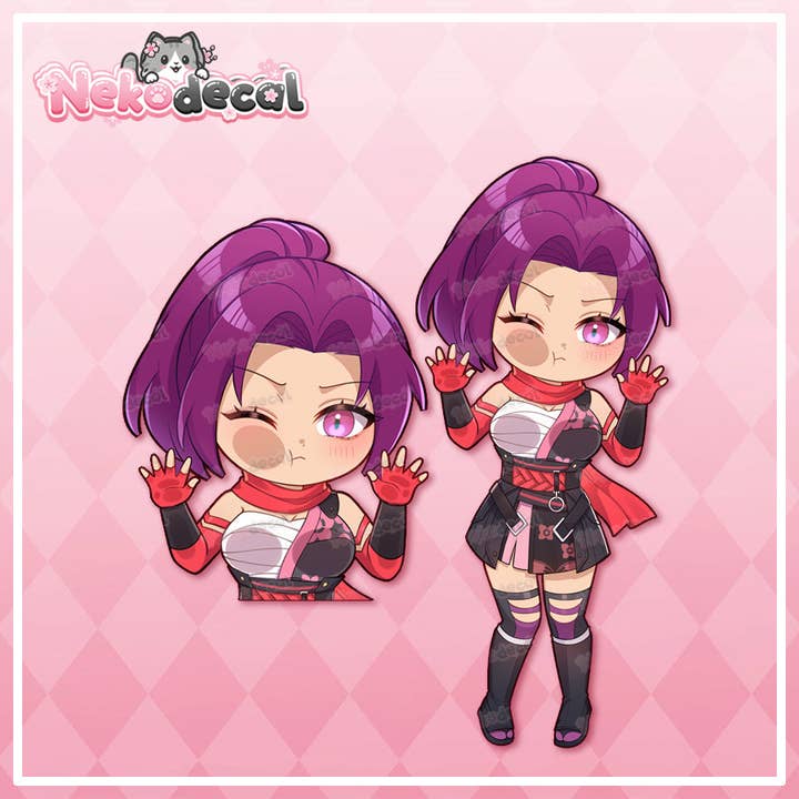 Nekodecal - Wholesale Sticker - Chibi Hero Peekers7