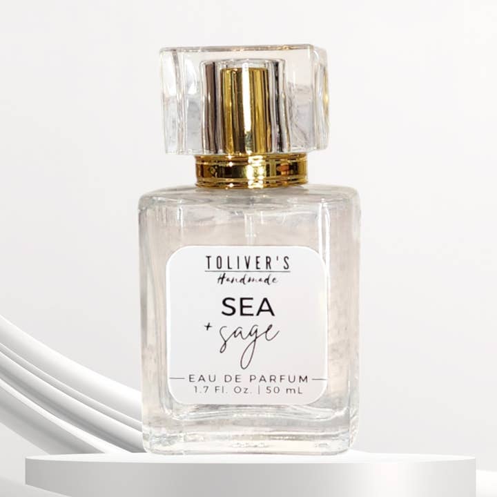 Sea & Sage Perfume - EDP - 50mL - Wholesale/White Label for wholesale by Toliver's Handmade