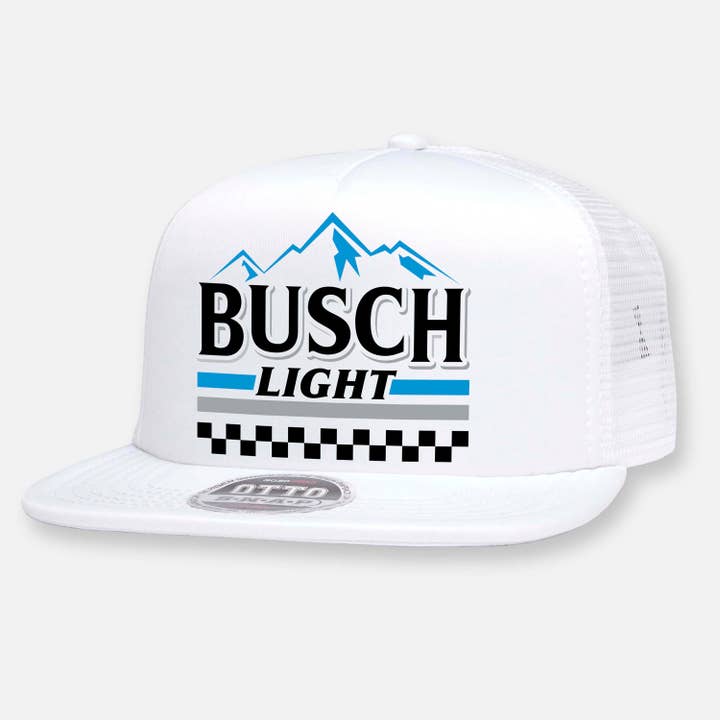 Webig Moto Company - Wholesale Trucker Hat - Unisex - BUSCH LIGHT FACTORY RACE TEAM HAT2