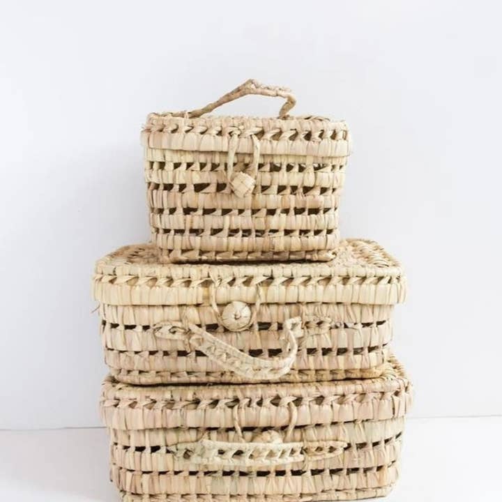 Rustic Elegance: Wicker Storage Boxes Crafted from Natural for wholesale by ProHandmadeDesign