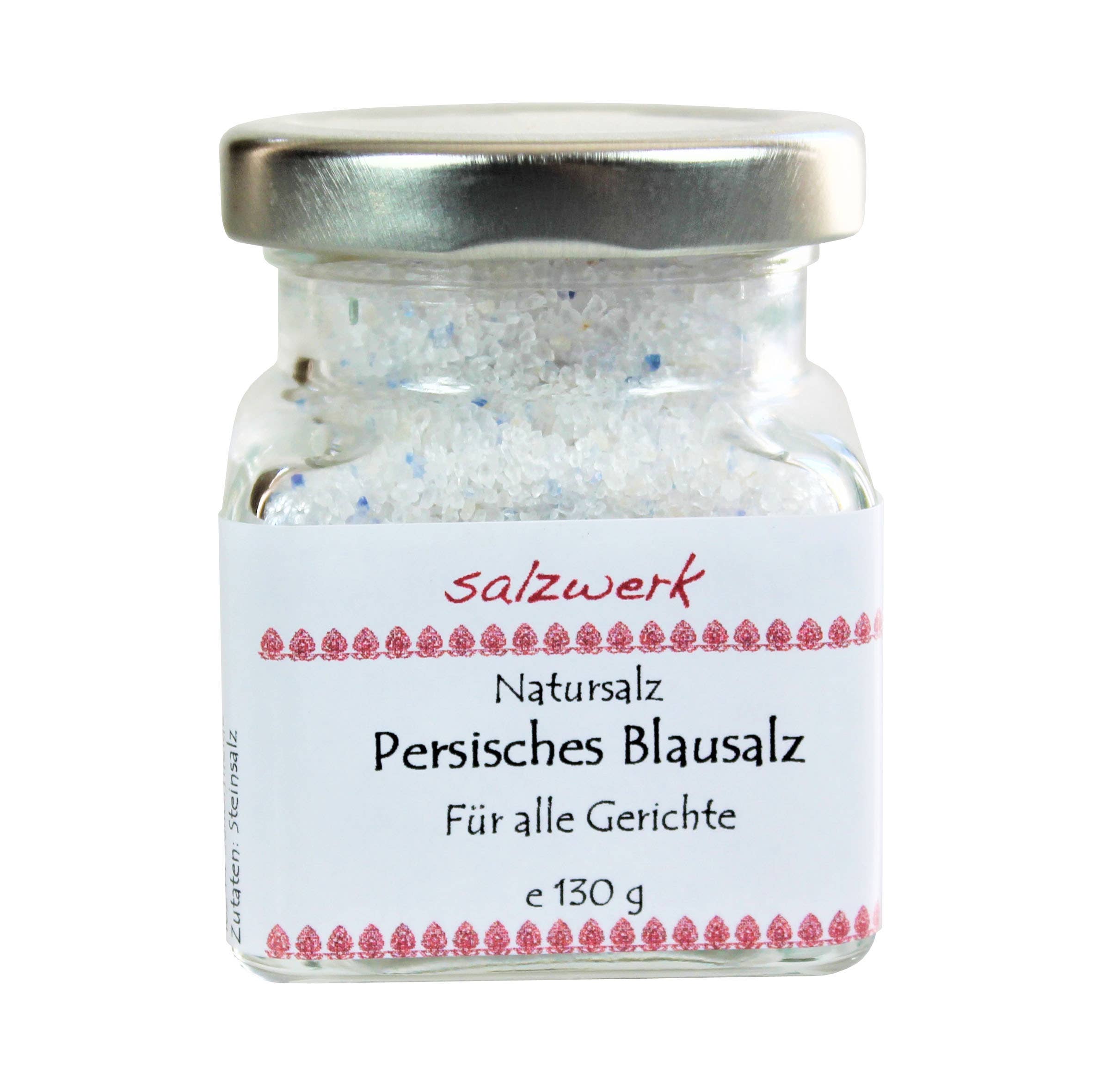 Salzwerk Berlin - Vente Sel - Sel bleu persan en pot de verre, 120 g