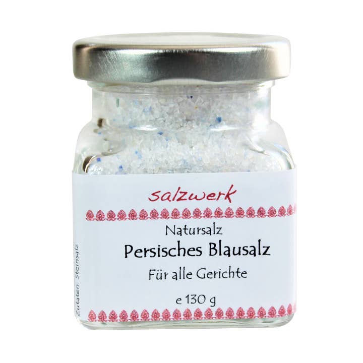 Salzwerk Berlin - Vente Sel - Sel bleu persan en pot de verre, 120 g0