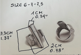 BABY JOYS - Wholesale Band/Stacked Ring - SILVER RING6