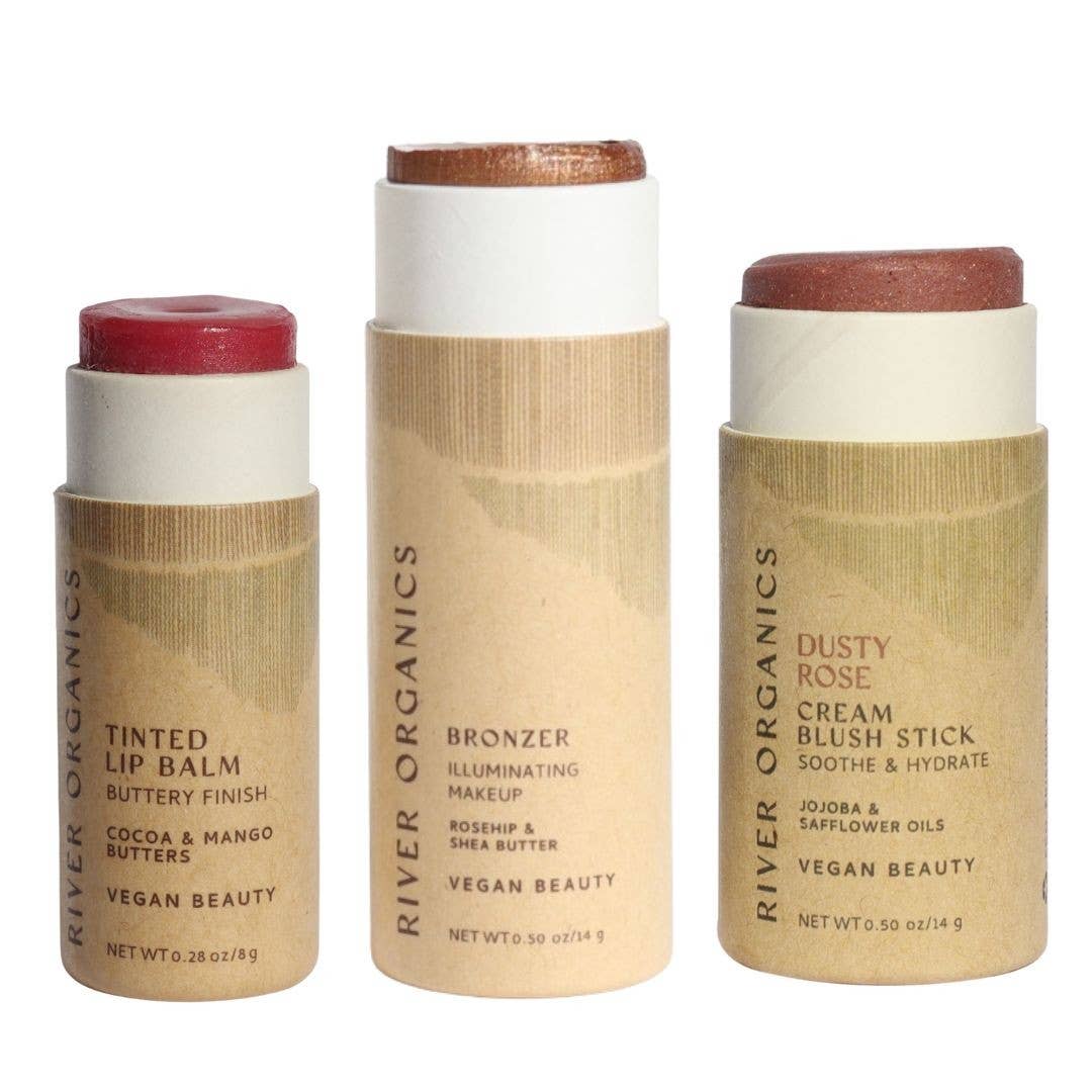 River Organics - Wholesale Lip Balm Set - Lip + Highlighter + Blush Set (Mix & Match)33