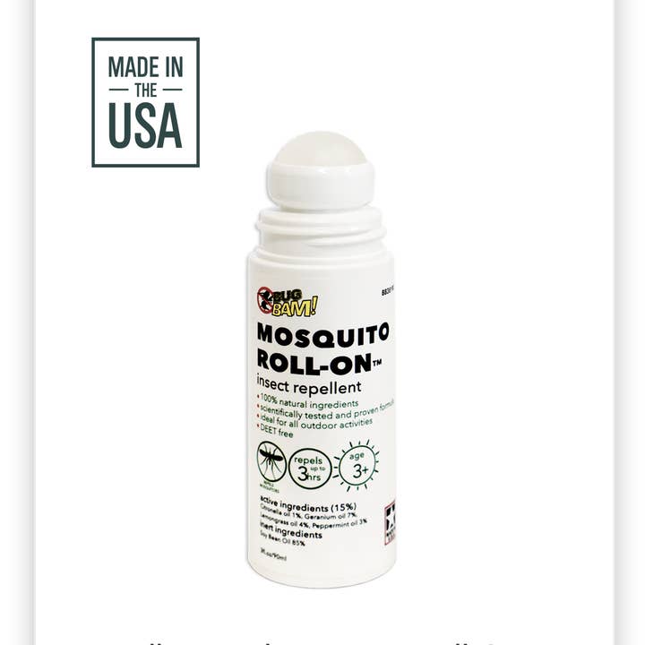 Bug Bam! - Vendita all'ingrosso Repellenti per insetti - All Natural Mosquito Roll-On™ 90 ml