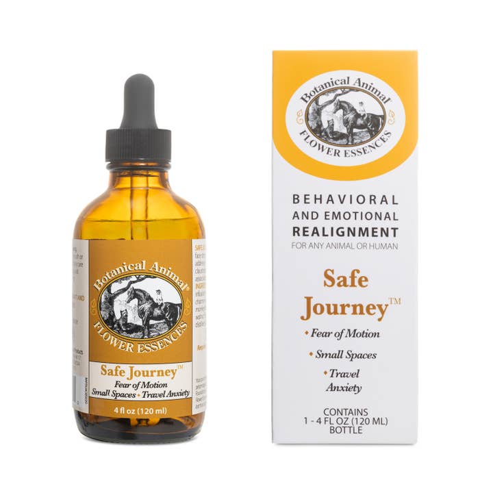 Botanical Animal Flower Essences - Wholesale Pet Supplement - Cat/Dog - Safe Journey 4 fl oz (120 ml)