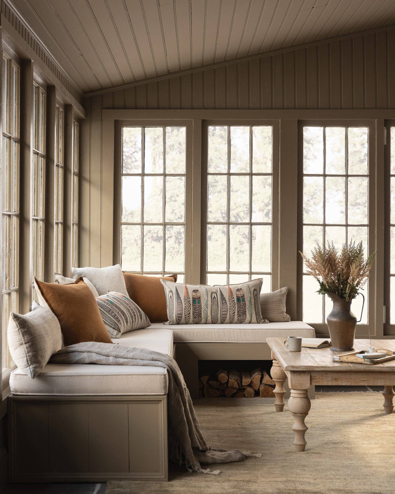 Coral & Tusk - Wholesale Lumbar Pillow - Large Feathers Lumbar3