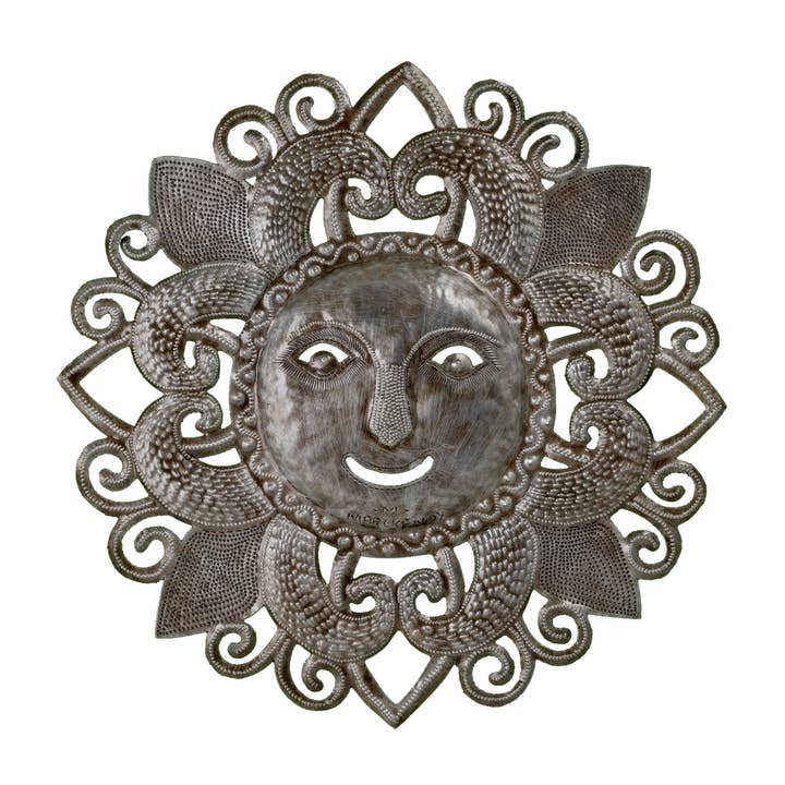 Quatrefoil Sun Face for wholesale by Beyond Borders