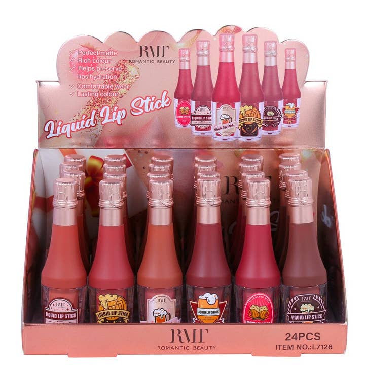 POP A BOTTLE BARRA DE LABIOS LÍQUIDA MATE para venta al por mayor de Walana Beauty