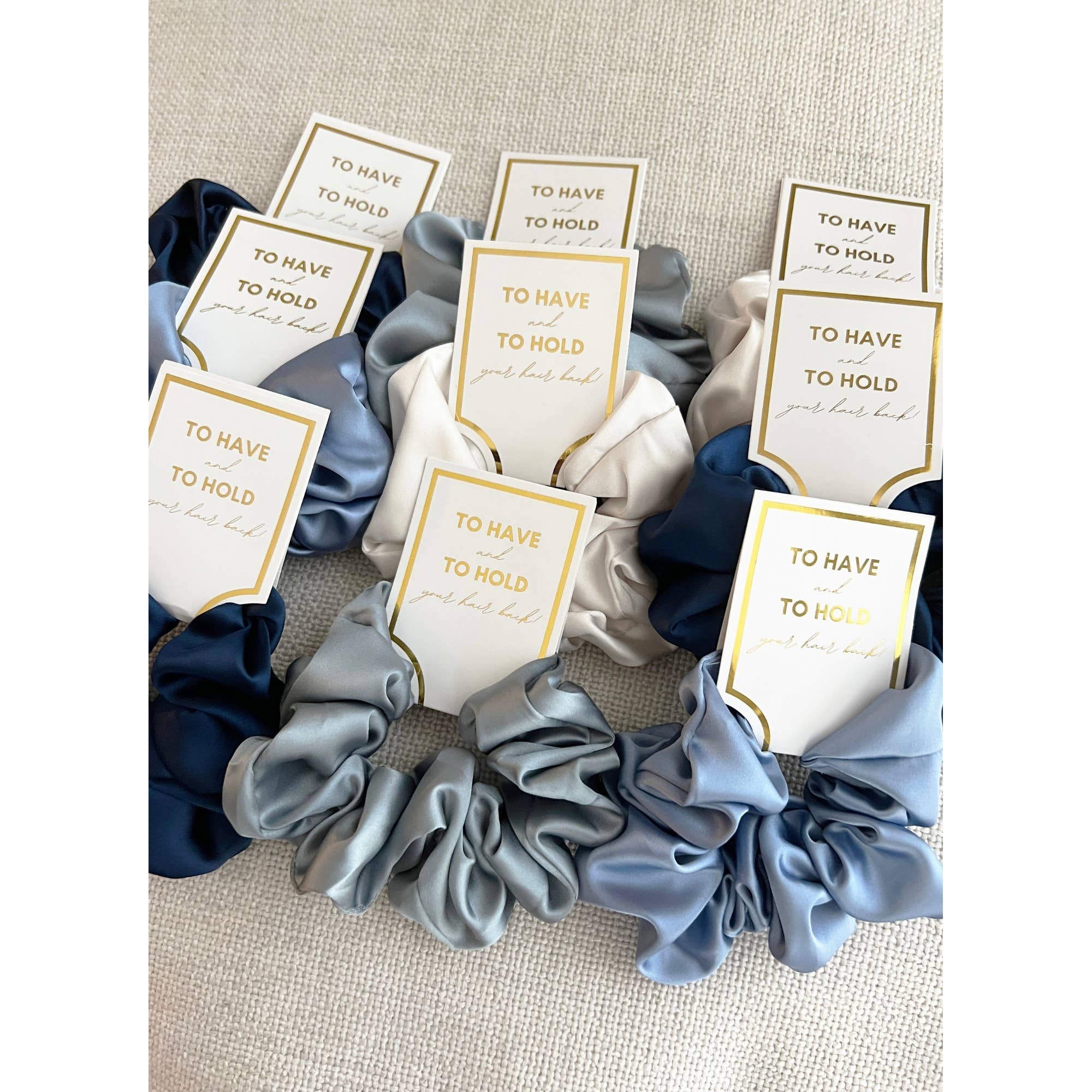 LoveLina - Venta al por mayor Coletero - Mujer - Coletero de satén de seda suave - GRACE13