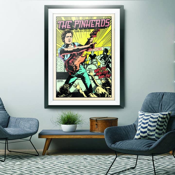 Left Of The Dial - Wholesale Poster - Back to The Future. Marty McFly. The Pinheads Limited