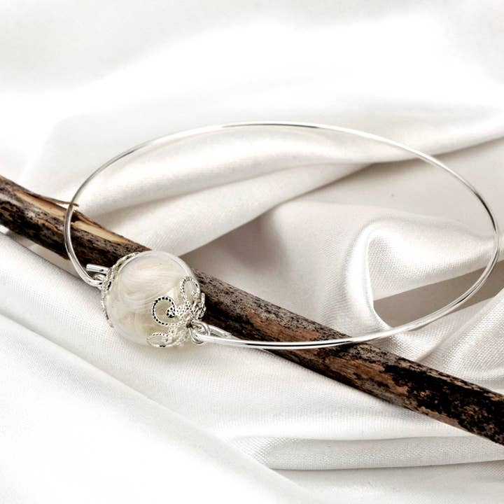 MadamLili - Wholesale Cuff Bracelet - Genuine Feather Bangle - Angel Feather Jewelry - RETARM-117