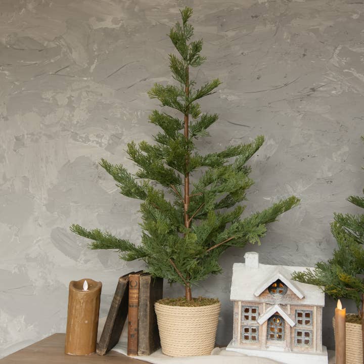 Ragon House – Engroshandel Kunstig plante – 35,5" FYR MED FLETTET POTTE
