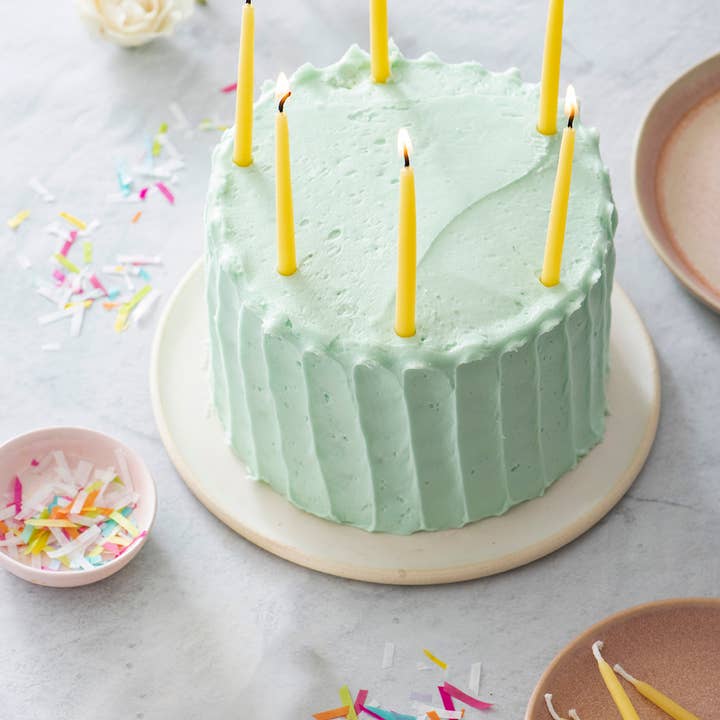 Anellabees - Wholesale Cake Candle - Party Decor 100% Pure Beeswax Birthday Candles