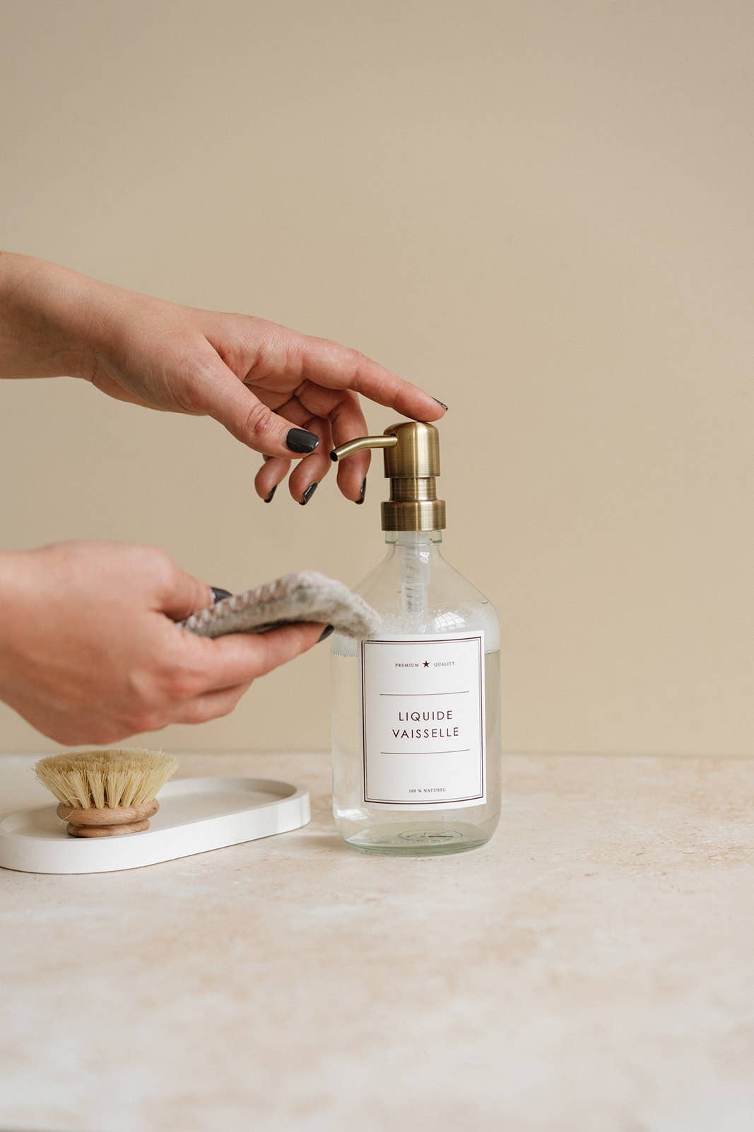 Les Flacons de l’Apothicaire – wholesale Tvåldispenser – Diskmedelsflaska i klart glas1