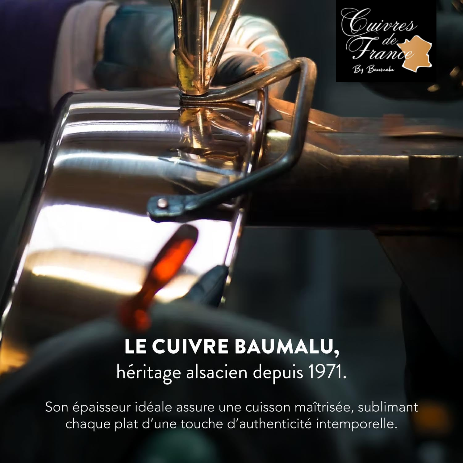 Cuivres de France-Baumalu – Bandeja de servir por atacado – Prato de Servir Redondo3