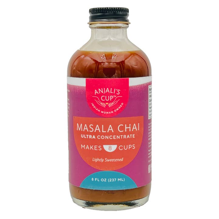 Masala Chai Ultra Concentrate, 8 oz - Chai Concentrate for wholesale by Anjali's Cup