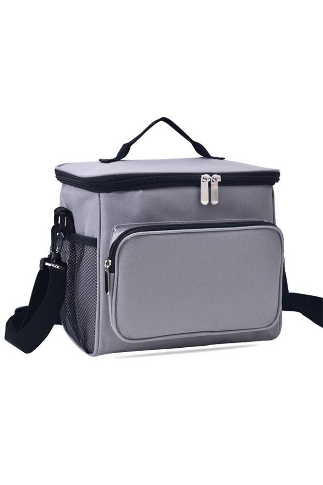 UNISHE - Wholesale Cooler/Cooler Bag - Plain Zipper Closure Pockets Cooler Bag MOQ 3pcs ZZKF8330