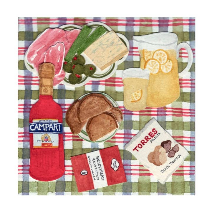 A Summer Spread, Greetings Card for wholesale by Mimi Dickson