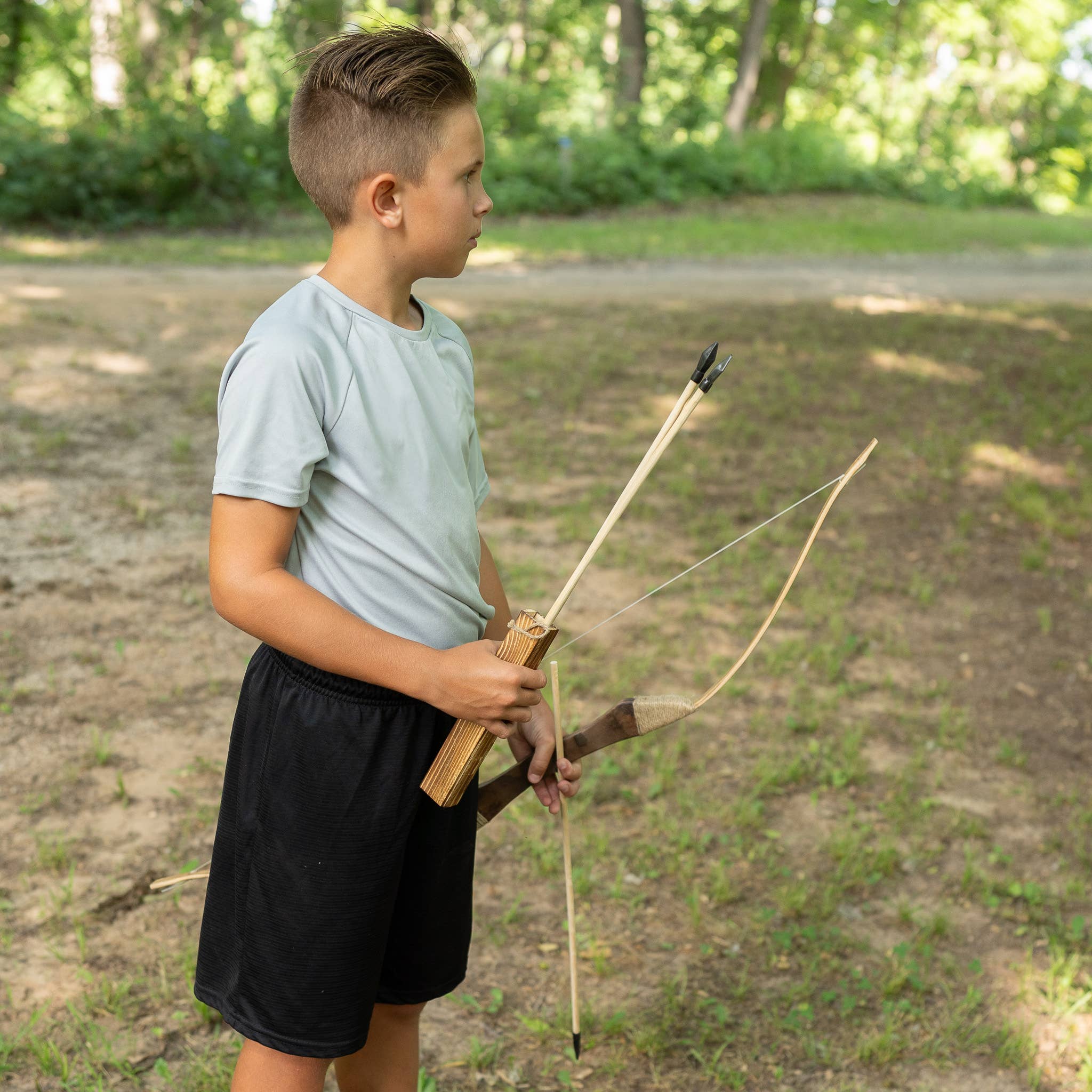 Pawnee Bill’s - Vendita all'ingrosso Giocattolo in legno - Bambini - Arco in legno con faretra2